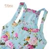 K&J Spring Summer Flower Print Cotton Cute Pet Dress Cat Dog Costume Outfit Clothes