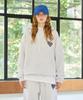Goodluck Heart Hoodie / White-Melange
