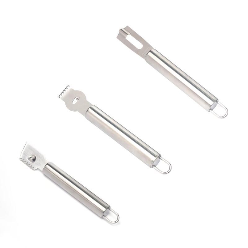 ZISIZ Stainless Steel Lemon Zester & Peeler