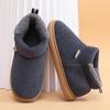 Guoluofei Elderly Closed-Heel Warm Cotton Slippers