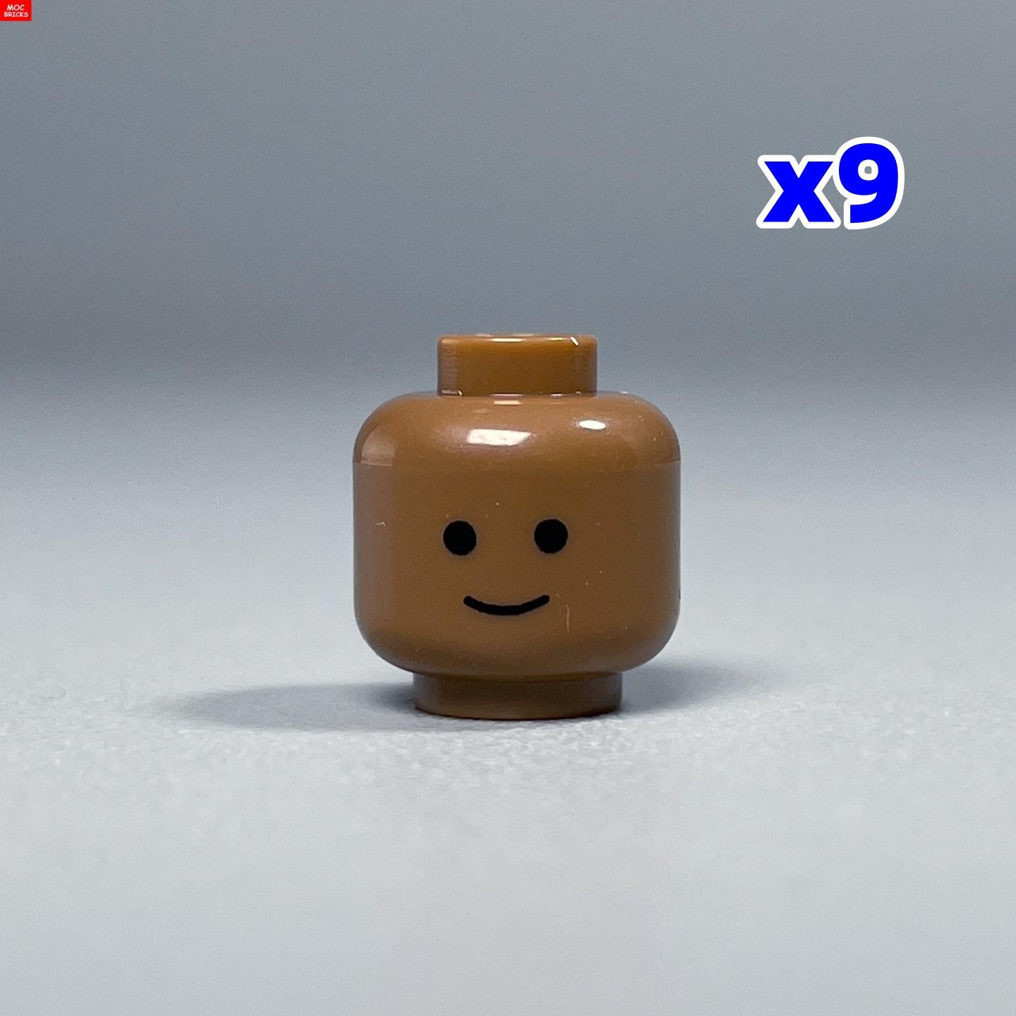 

Custom Build Bricks Brownish-brown expression Black Woman Man 4cm Figure Face Accessories Assembled Creating Cubes Toy Kids Plastic Material Doll