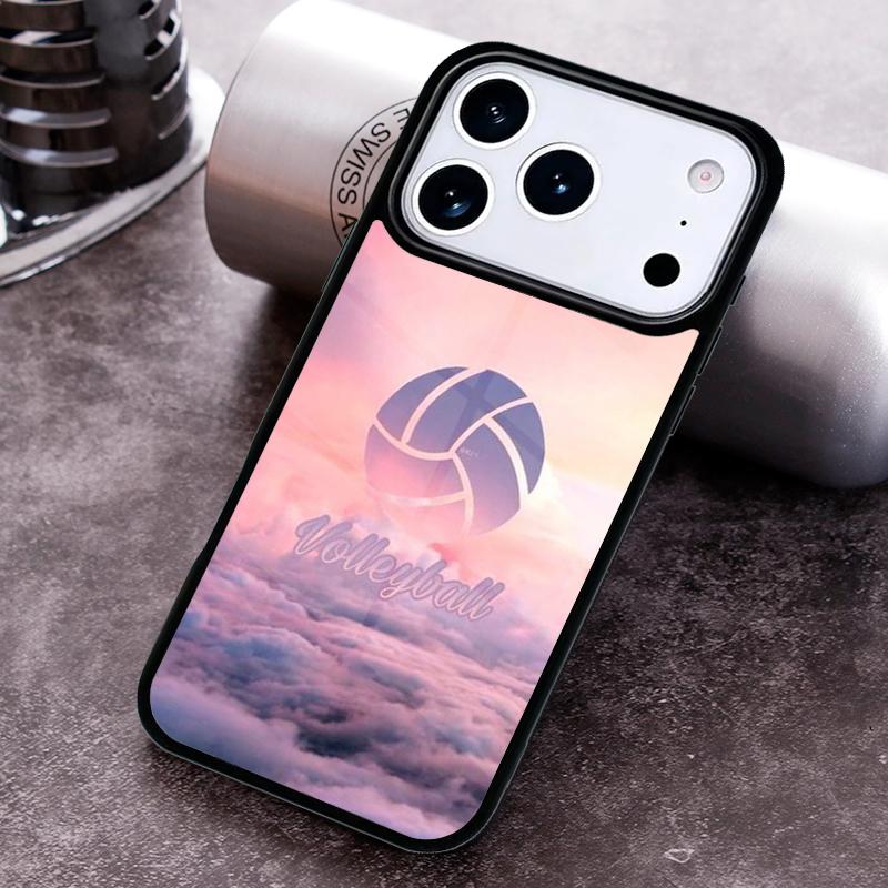 Volleyball Painted Phone Case For iPhone 17,16e,15,14,13,12,11,Mini,Pro,MAX soft Silicone Cover