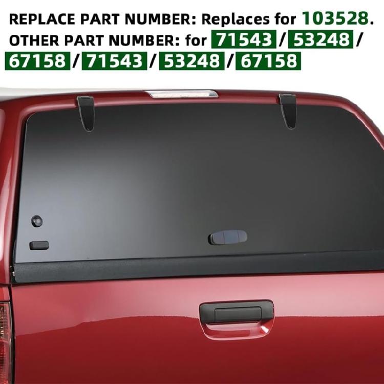 Liftgate Glass Hinge Replacement Glass Rear Door Hinges with Bolts Screws 103528 71543 53248 67158 71543 53248 67158