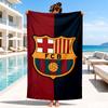 Fcb Team Football Club Beach Towel, Microfiber Beach Towel, Perfect For Pool, Beach, Travel, Home Decor Beach Party Fan Gifts