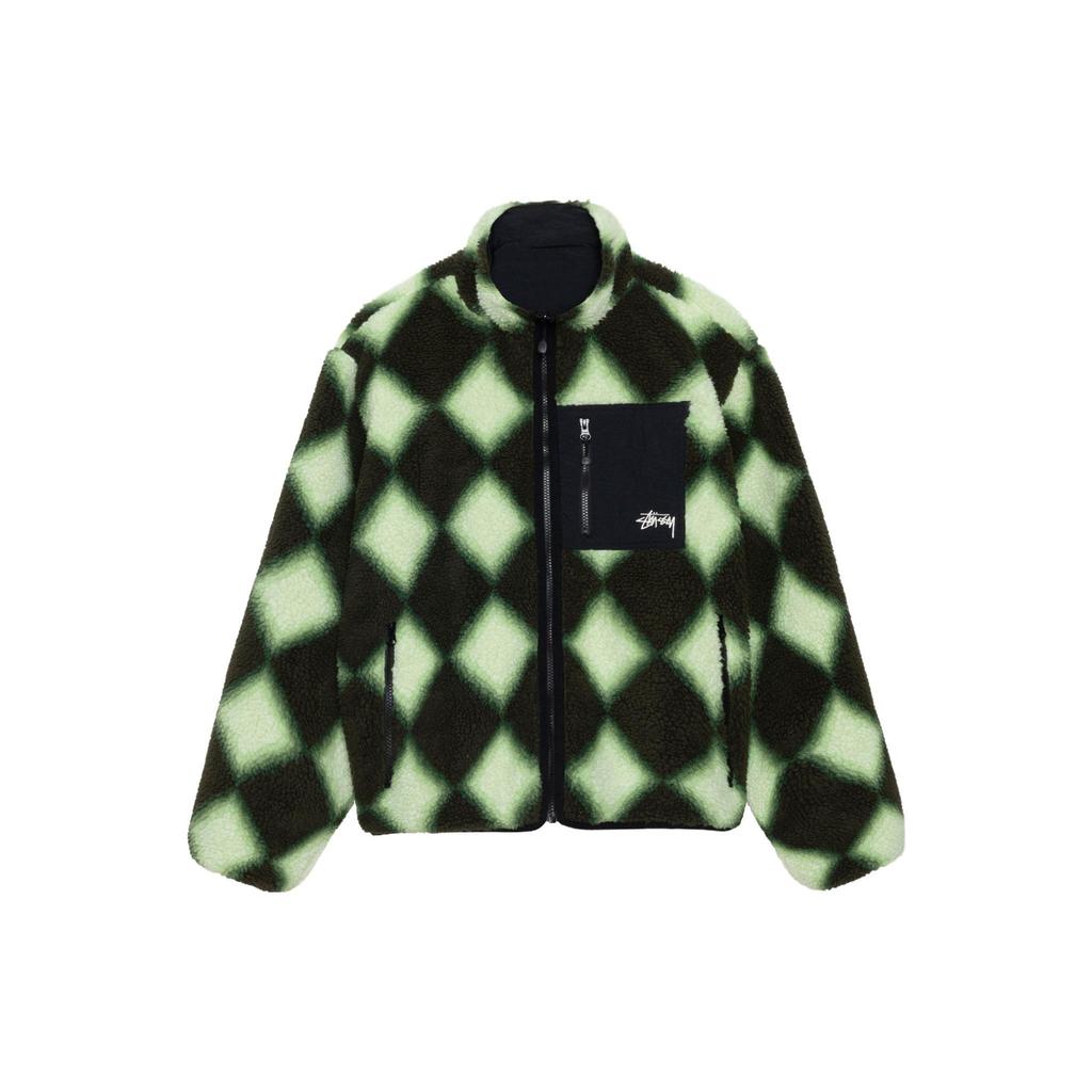 Stüssy Diamantmuster Jacke 118546