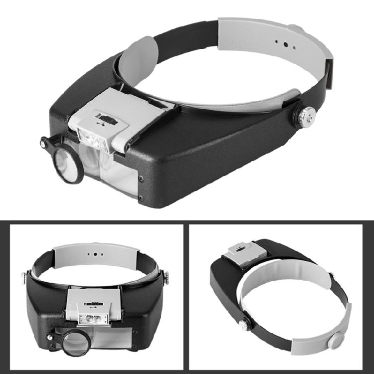 1.5X 3X 8.5X 10X Loupes LED Head-Mounted Magnifying Glass Head-mountedsMagnifier