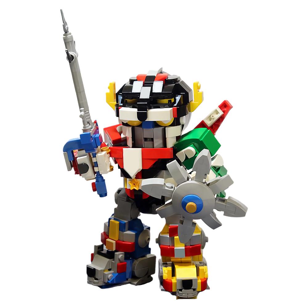 MOC Voltron Roboter Actionfigur Bausteine Anime Figur Technischer Mecha Steine Konstruktor Modell Stein Set Kinderspielzeug