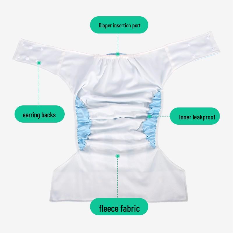 Washable Adult Cloth Diapers - Elderly Incontinence Underwear Pads