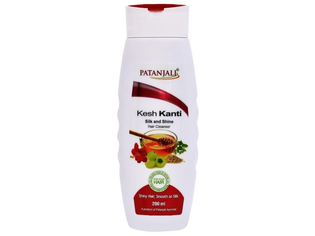 

Shampoo Silk And Shine Hair Cleanser - Patanjali Kesh Kanti India 200 ml