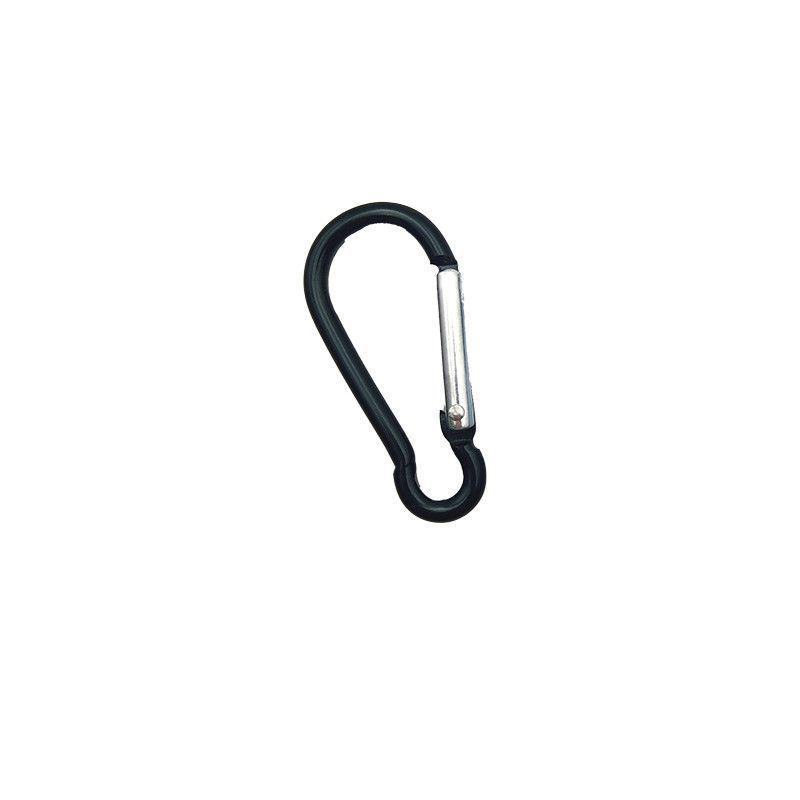 12-Color High-Precision Aluminum Carabiner Compass for Camping and Mountaineering