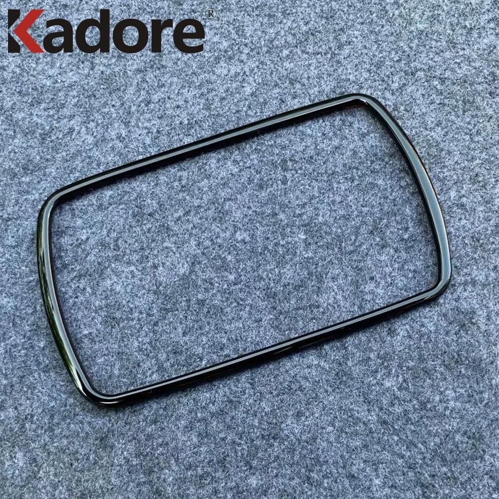 For Honda Fit Jazz    Carbon Fiber Car Rear Roof Reading Light Lamp Panel Cover Molding Trim Interior Accessories