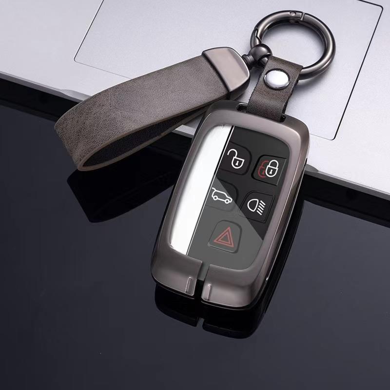 Car Key Case Cover For Land Rover Range Rover Sport Evoque Velar Discovery 5 Jaguar XE XF E-Pace F-Pace A9 A8 A9 X8 XJ XFL XJL