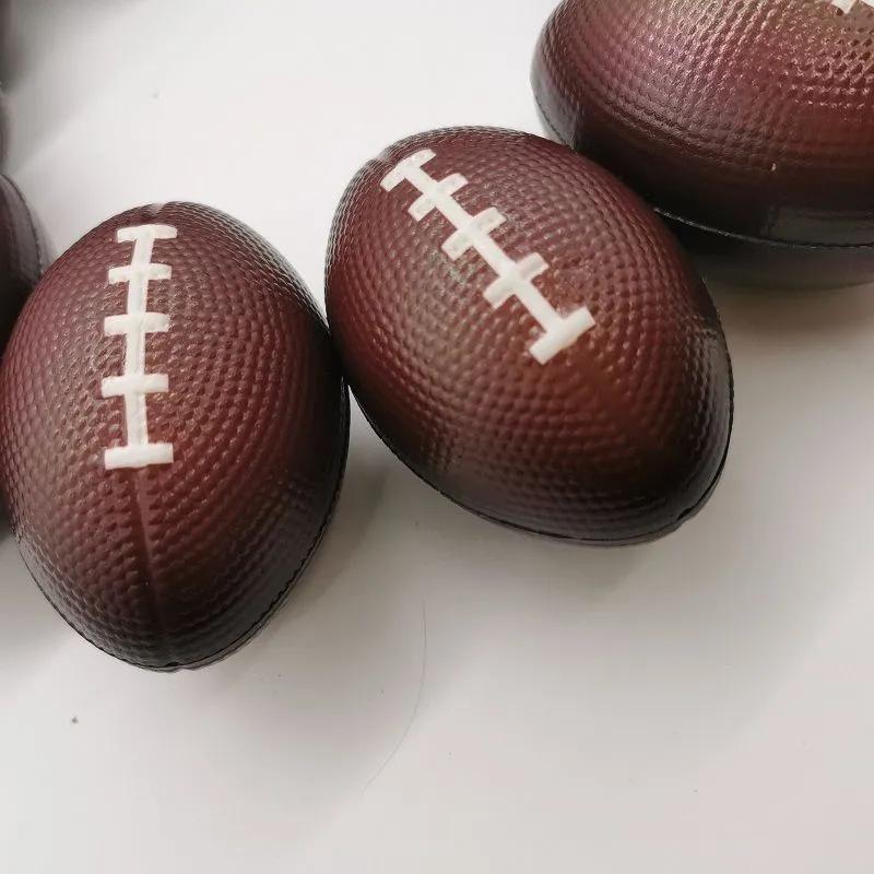 9cm Mini Schaumstoff American Football Rugbybälle Sicherheit für Kinder Kinder Familie Outdoor-Spiele Kindergartenspielzeug Schneller Rückprall