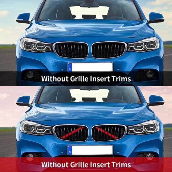 Grill Bar V Brace Red Front Grille Trim Strip Cover For BMW G20/G21/G28 3 Series