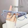 Trendy Cat Eye Gradient Blue Light Blocking Glasses Ultralight Optical Eyewear for Women Men