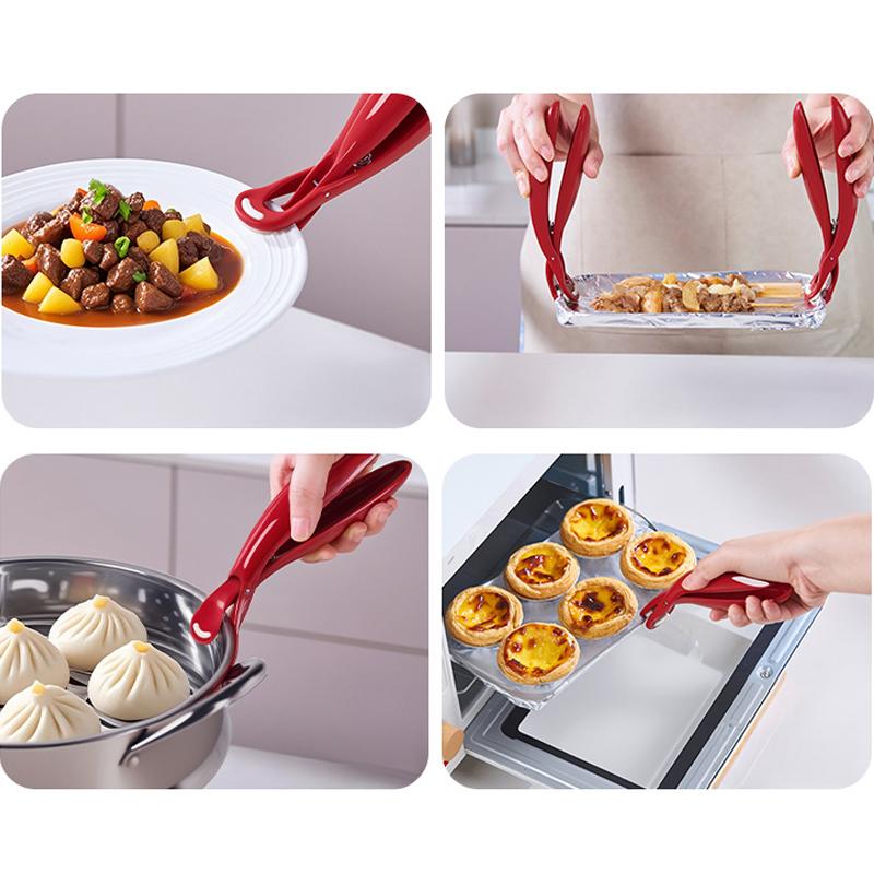 1pc Kitchen Anti-scald Clip Steamer Anti-slip Bowl Gripper Oven Hot Proof Clamp High-Temperature Resistant Dish Plate Bowl Plier
