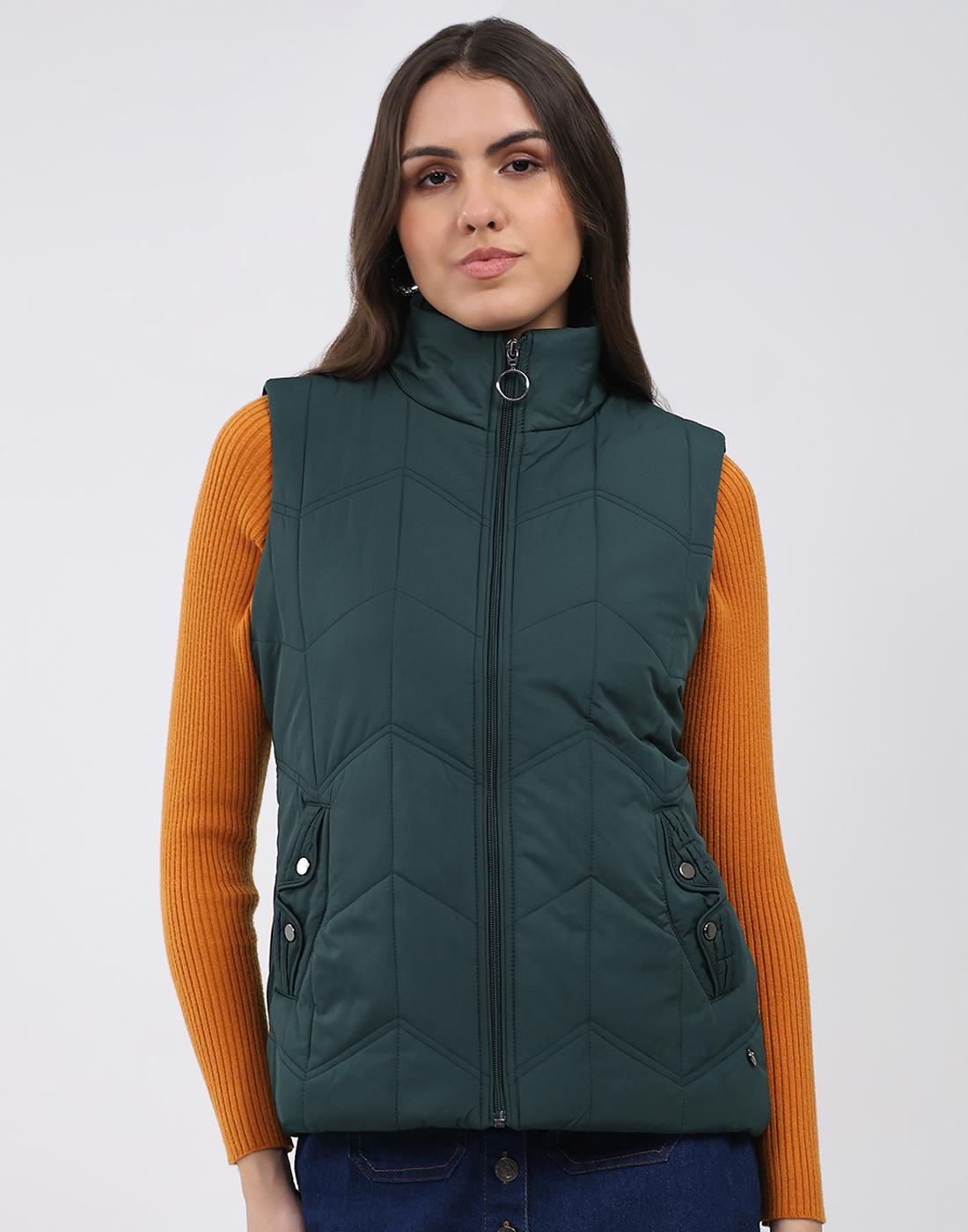 

Monte Carlo Women s Regular Fit Sleeveless Jacket зелений