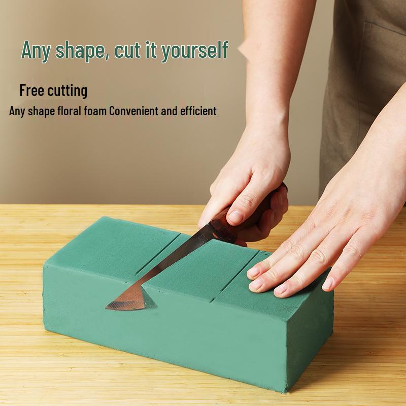 Water-Absorbing Floral Foam Blocks for Fresh Flower Arrangements - Moisturizing Sponge for Weddings & Floral Art