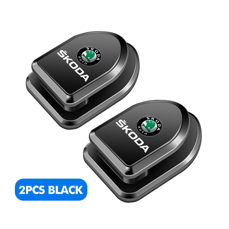 FFRP2 For Skoda Car Hook Organizer Storage Hanger USB Cable Headphone Key Storage Adhesive Hooks Fabia Kamiq Superb Scala Enyaq-iV MK3