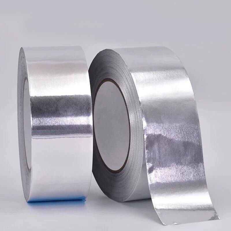 Aluminium Foil Tape Silver Heat Resistant Leakproof Adhesives Patching Repair Anti-Leakage Duct Tape Kitchen Waterproof Stickers