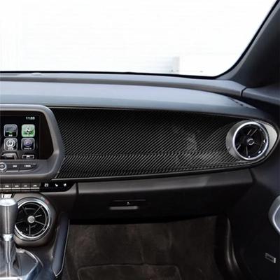 Passend für Chevrolet Camaro 2017-2019 Autozubehör Co-Pilot Center Control Pane Carbon Fiber Autoaufkleber Innendekoration