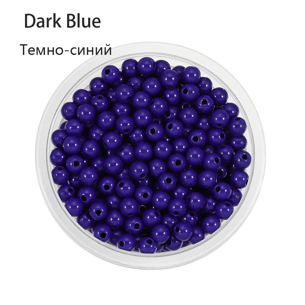 10-200pcs Mixed Acrylic Plastic Smooth Round Ball Spacer Beads 6 8 10 12MM Pick Size For Jewelry Making Accessories