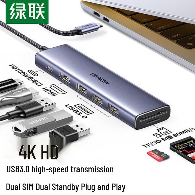 UGREEN USB-C 7-in-1 Multiport Adapter Hub