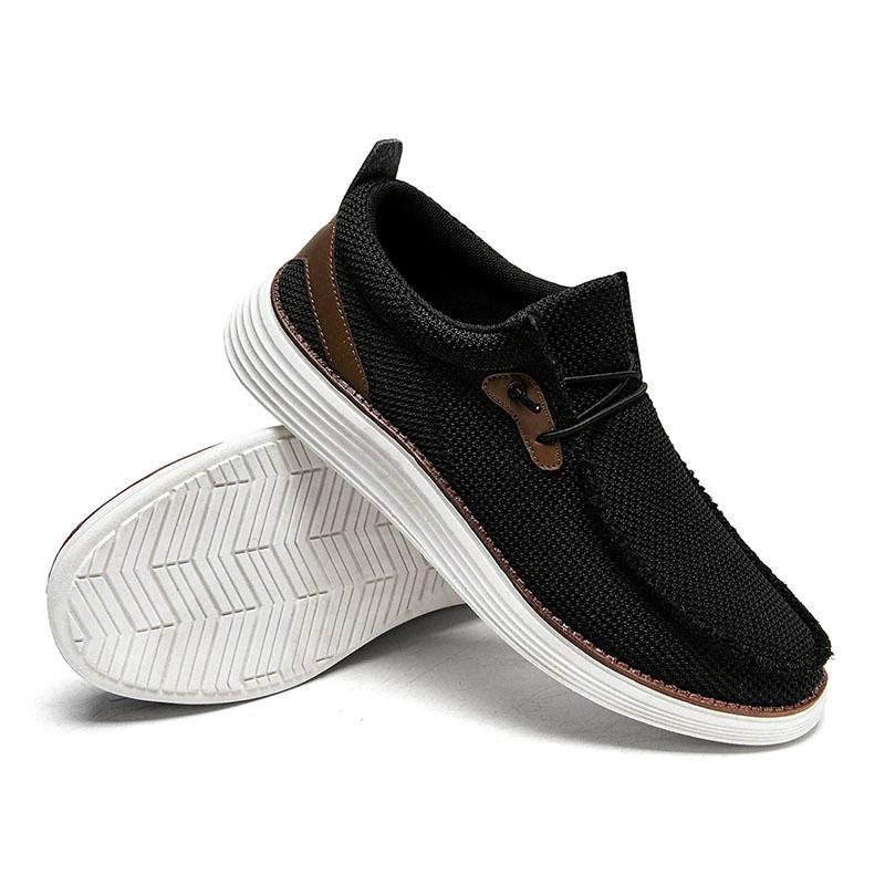 Fashion Fujeak Lightweight Men Shoes Loafers For Men Comfortable Breathable Walking Sneakers Tenis Jogging Casual Gym Footwear