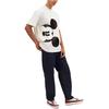 Coach Mickey Mouse Print Loose Short Sleeve T-Shirt Unisex Tops White CN321-CRM