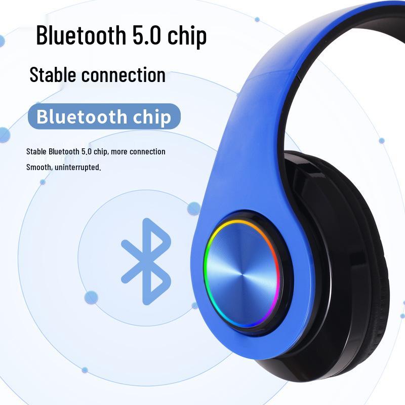B39 Wireless Over-Ear Gaming Headset with Bluetooth and Heavy Bass