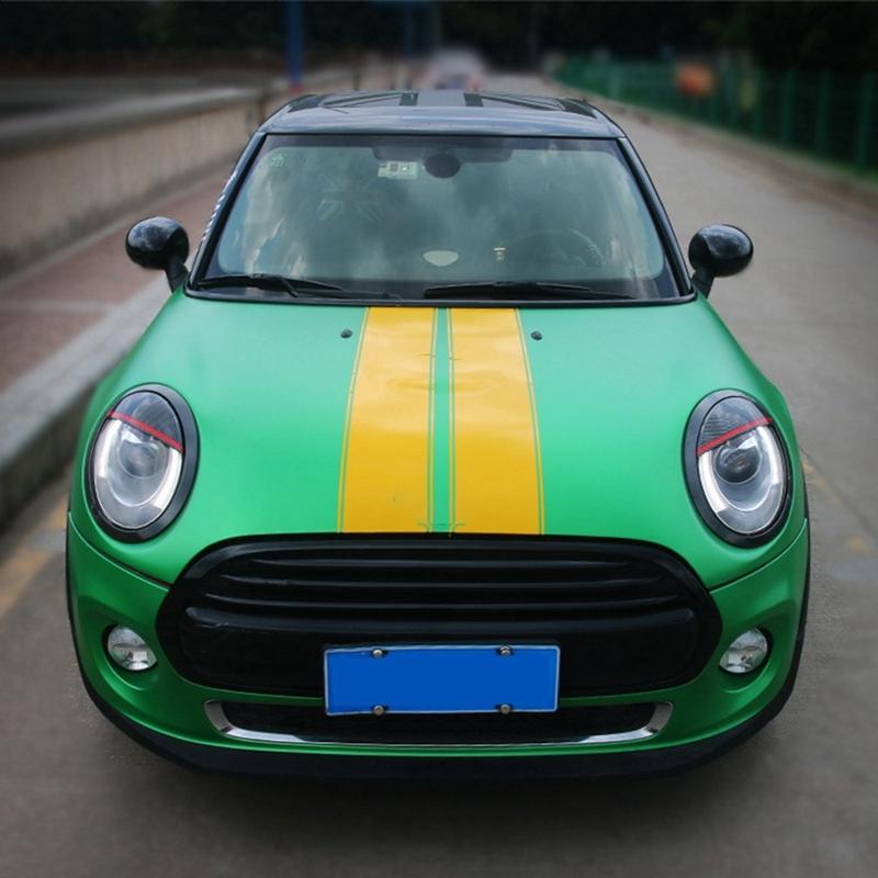 Glossy Black Headlights Eyebrows Eyelids Cover Eyelash Head Light Lamp Stickers for MINI Cooper F54 F55 F56 F57 R55 R56