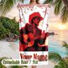 Bruno Mars Beach Towel, Personalized Custom Name Text, Quick Dry Large Absorbent Towel For Beach Pool