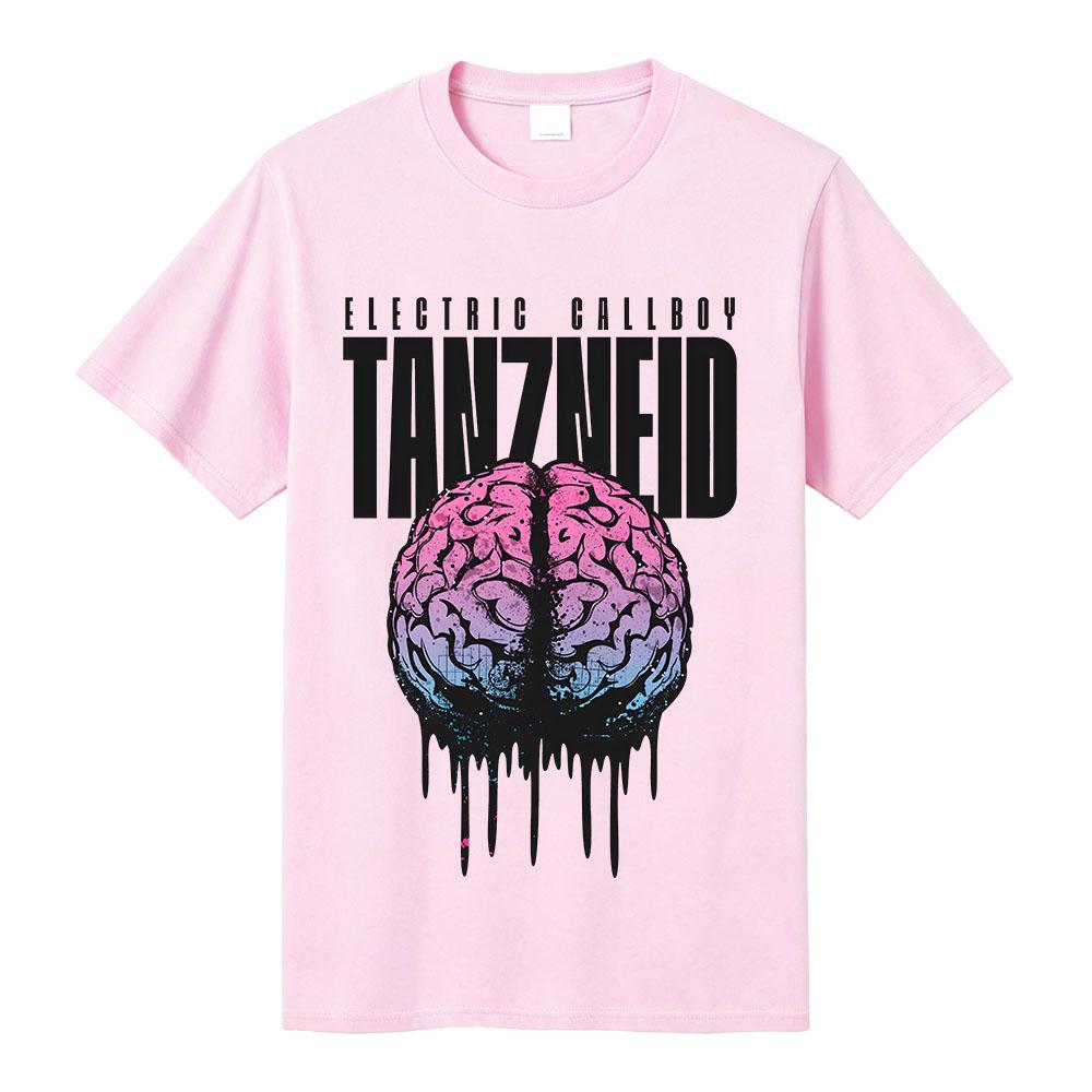 Camiseta con Portada del Álbum Tanzneid ELECTRIC CALLBOY Diseño de Banda Camiseta Unisex Streetwear Algodón Holgada Mujeres Hombres Camisetas Merchandising Gráfico