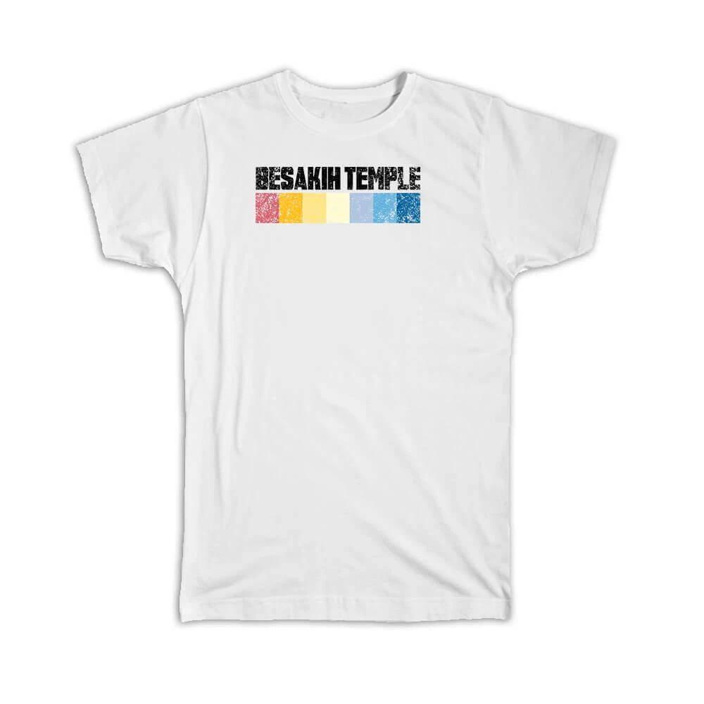 Gift T-Shirt : Retro Besakih Temple 3XL