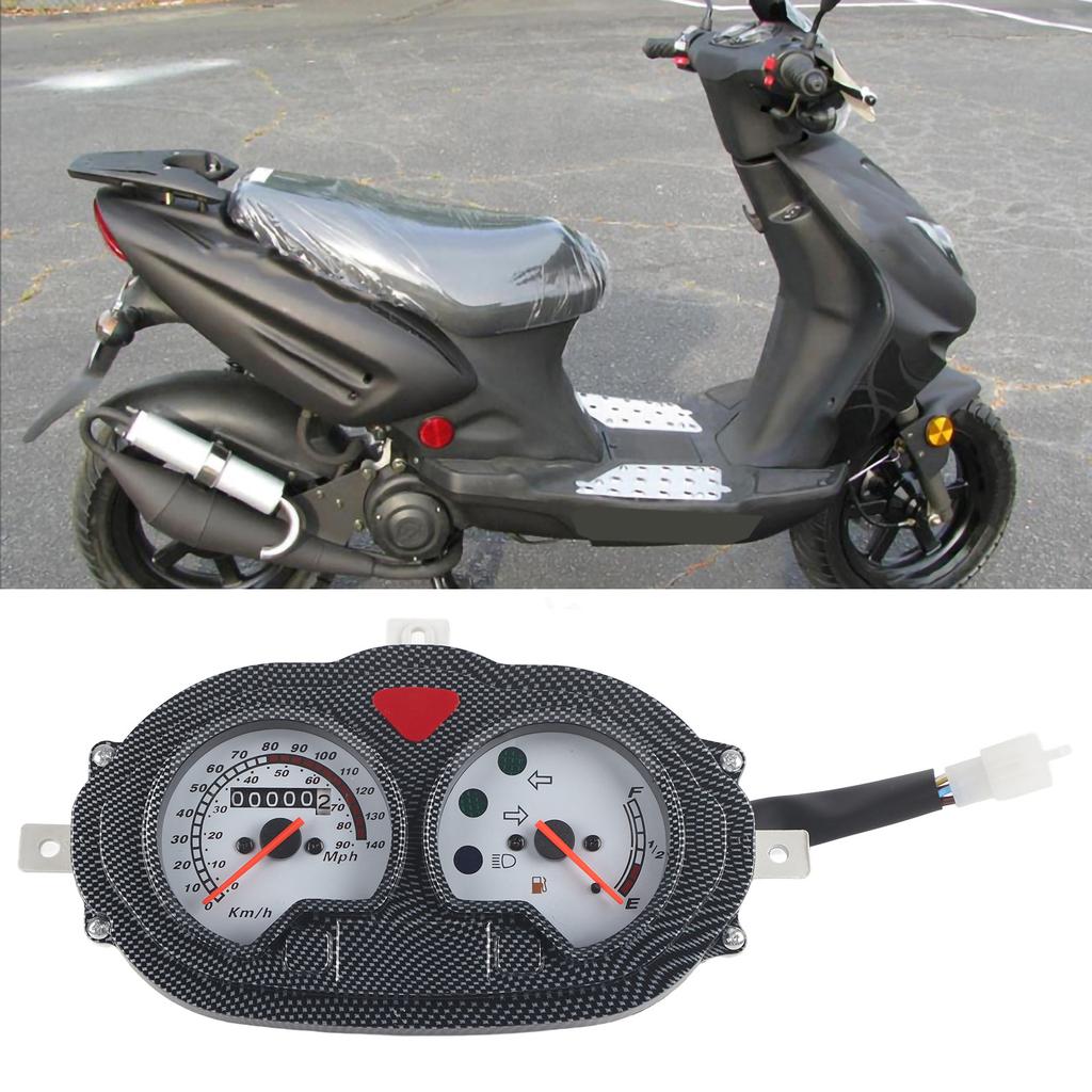 Universal Vintage Style Motorcycle Scooter Speedometer Plastic Dash Instrument for Motorcycles Scooter