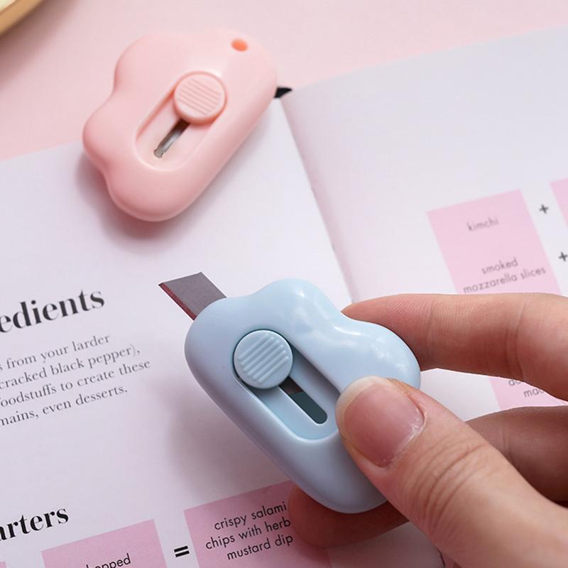 Cloud Color Cute Rabbit Mini Portable Practical Knife Paper Cutting Machine Paper Cutting Machine Razor Blade Office Stationery
