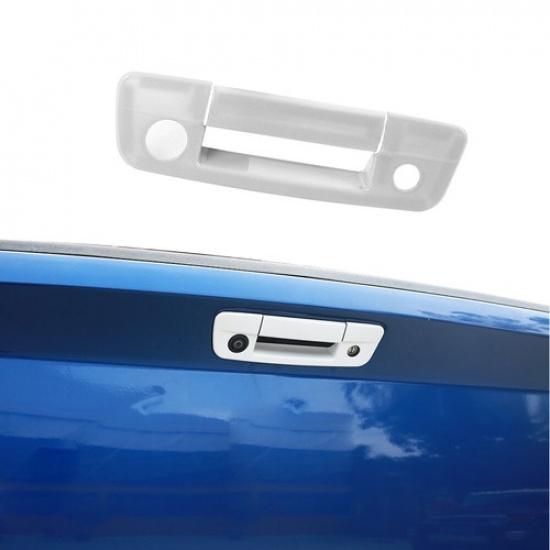 For 2009-2018 Dodge Ram Tailgate Back Door Handle Bezel Covers W/bch w/ kh White