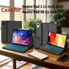 Hülle für Redmi Pad 2 11 Zoll mit Tastaturabdeckung / Für Redmi Pad SE 11 Zoll, Abnehmbare kabellose Bluetooth-Tastaturabdeckung