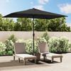 Patio Umbrellas Outdoor Parasol With Metal Pole 300X200 Cm