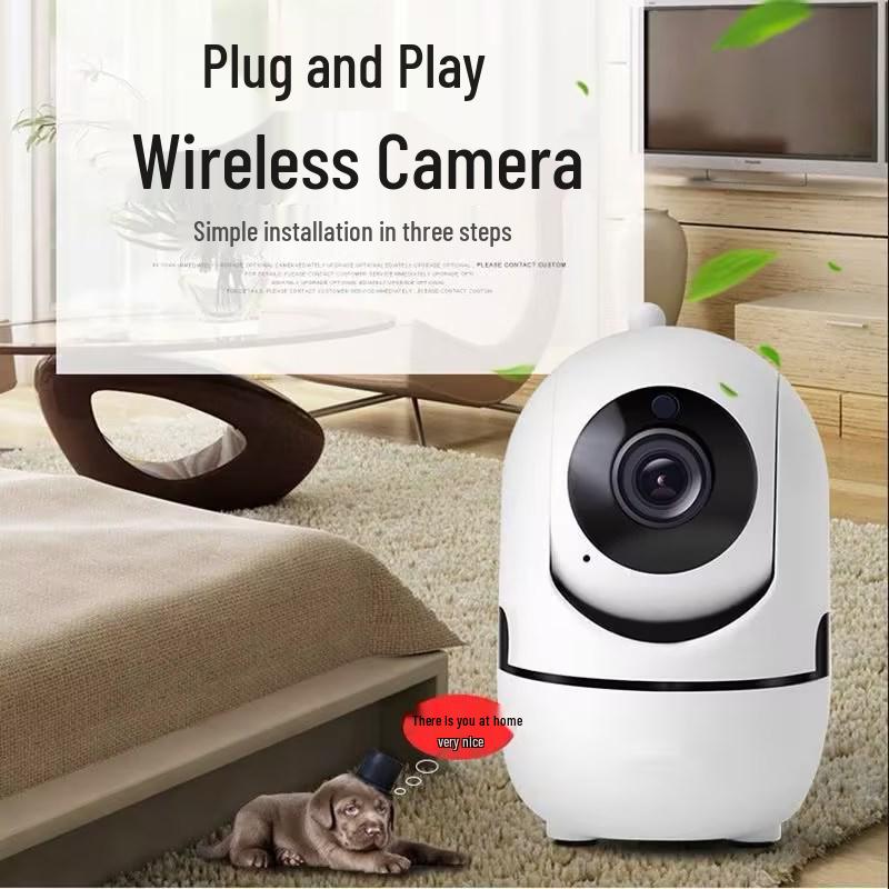 Wireless No-Installation Home Security Camera with Mobile Remote HD Recording & No Red Light