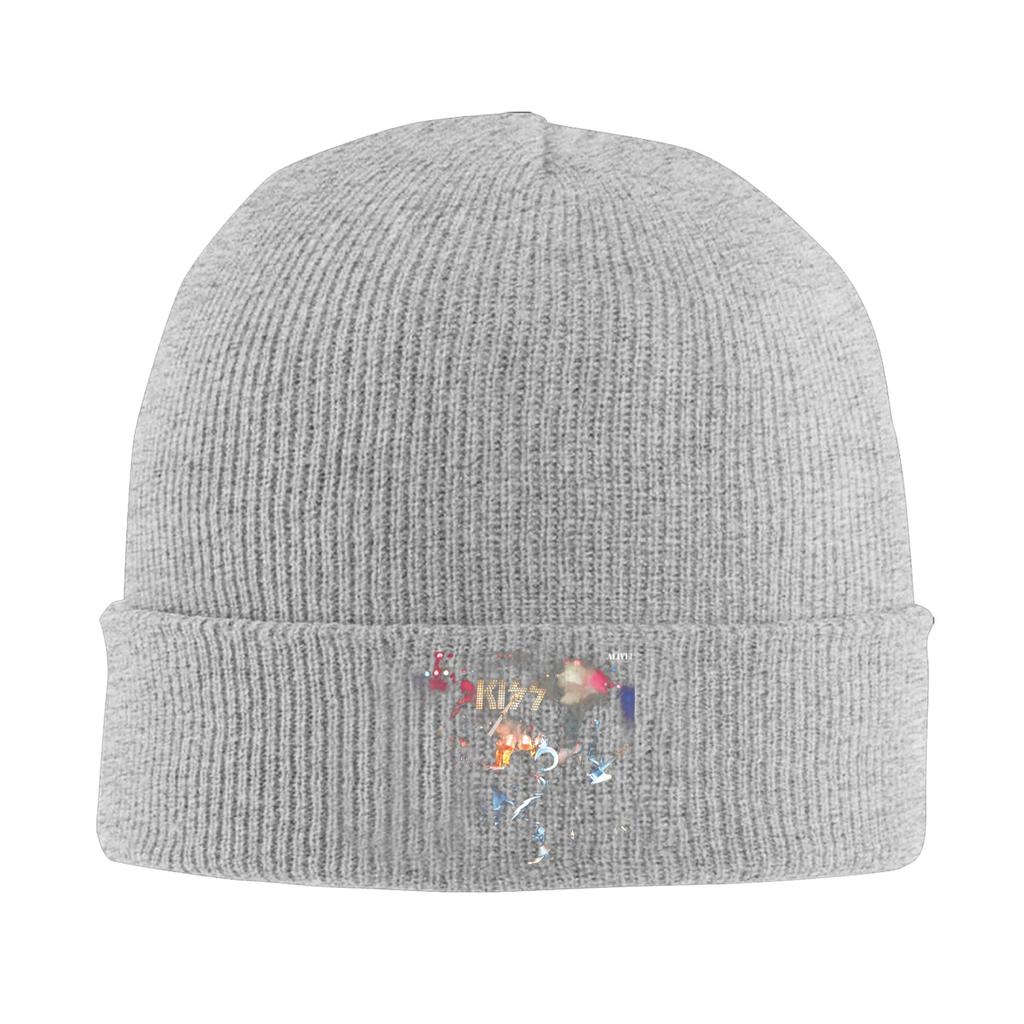 KISS 1975 Ace Frehley Beanie Hats  Bonnet Hats Female Male Fashion Kpop Skullies Beanies Spring Graphic Warm Soft Caps