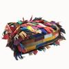 Women's European & American Genuine Leather Tassel Patchwork Tote Crossbody Bag - Colorful, Fashionable & Versatile
