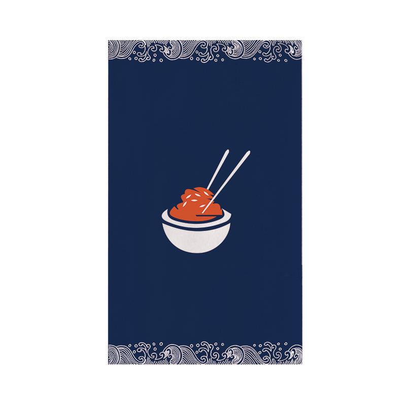 Japanese Sushi Restaurant Signboard Tea Room Kitchen Partition Door Head Curtain Flag Curtain Window Ramen Izakaya Short Curtain