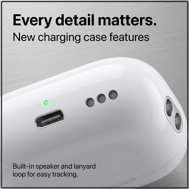 Căști True Wireless AirPods Pro 2 Generația a 2-a Împerechere Automată Izolare Fonică Căști In-ear Cu Accesoriu de Încărcare Type-C
