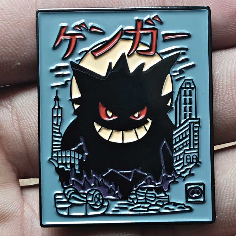 Anime  Bruise Pikachu Enamel Pin Lapel Pins for Backpacks Brooches Badges for Clothes Jewelry Gifts for Friend