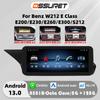 Autoradio Android 13 de 10.25 Pouces avec Lecteur de Limitation 4G Carplay, pour Mercedes Benz W212 Classe E NTG 4.0 4.5 5.0 E200 E230 E260 E300 S212