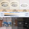 IRALAN Smart Ceiling Fans With Lights Remote Control Living Room Lights Bedroom Decor Ventilator Lamp 48cm Silent Chandelier Fan