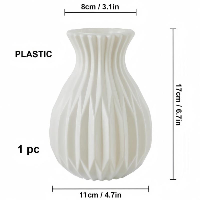 1piece Creative Vase Ins Style Light Luxury High-end Spiral Plastic Home Decoration Living Room Flower Arrangement Decoration