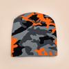 Hip Hop Camo Knit Beanie Men Women Color Block Warm Streetwear Fall Winter