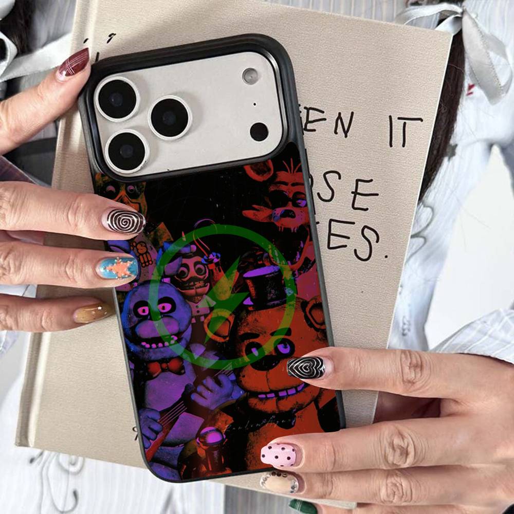 W-Fnaf-e-Fives-nights-At-Freddys Für Magsafe Kabelloses Ladecase Für iPhone 17 16 15 14 13 12 11 15 Pro Max Magnetische Abdeckung
